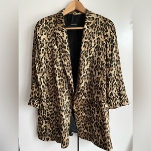 ZARA cheetah print blazer